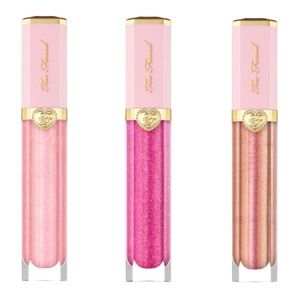 NEW Too Faced High Shine Sparkling Lip Glosses🌸
